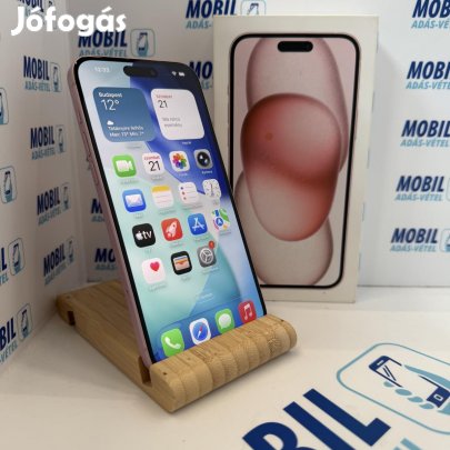 Apple iPhone 15 Plus Kártyafüggetlen 128 GB, 12 hó garancia