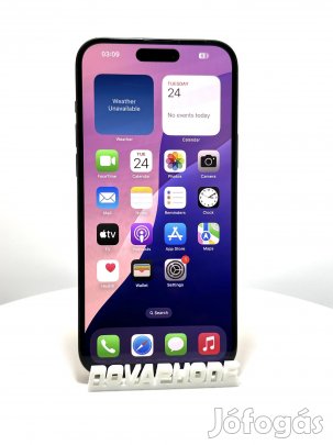 Apple iPhone 15 Plus (128GB)  - Akku: 100% - Szín: Fekete