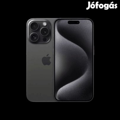 Apple iPhone 15 Pro 100% Akksi 128GB Black titanium