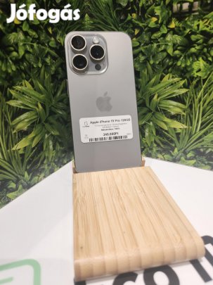 Apple iPhone 15 Pro Kártyafüggetlen 128 GB, 12 hó garancia