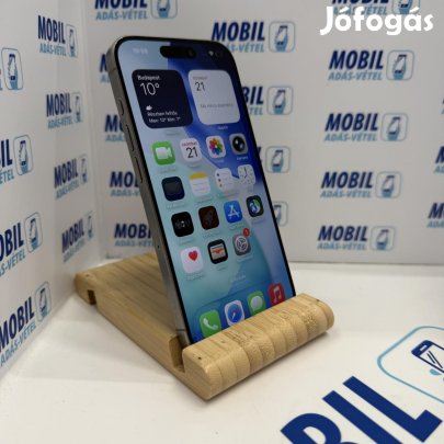 Apple iPhone 15 Pro Kártyafüggetlen 128 GB, 12 hó garancia