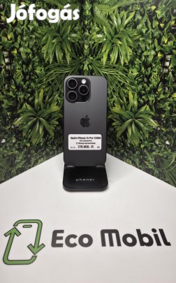 Apple iPhone 15 Pro Kártyafüggetlen 128 GB, 12 hó garancia