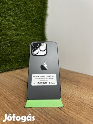 Apple iPhone 15 Pro Kártyafüggetlen, 12 hó garancia