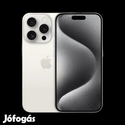 Apple iPhone 15 Pro Max 100% Akksi 1TB White titanium