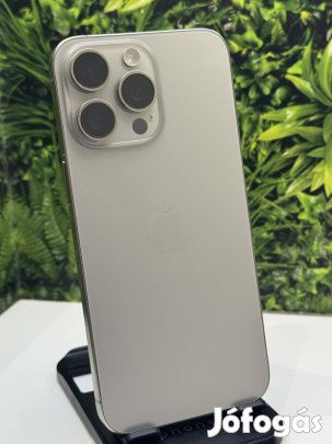Apple iPhone 15 Pro Max Kártyafüggetlen 256 GB, 12 hó garancia