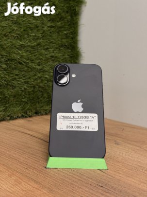 Apple iPhone 16 Kártyafüggetlen 128 GB, 12 hó garancia