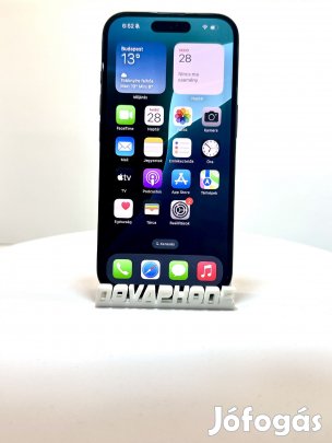 Apple iPhone 16 (128GB)  - Akku: 100% - Szín: Fekete