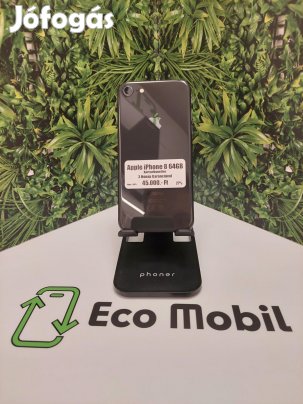 Apple iPhone 8 Kártyafüggetlen 64 GB, 12 hó garancia