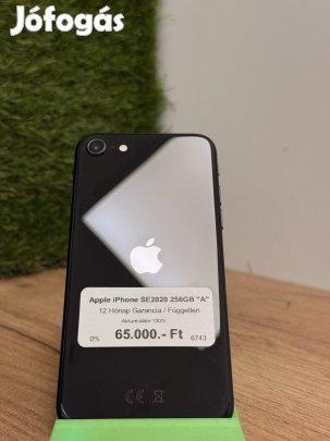 Apple iPhone SE (2020) Kártyafüggetlen 256 GB, 12 hó garancia