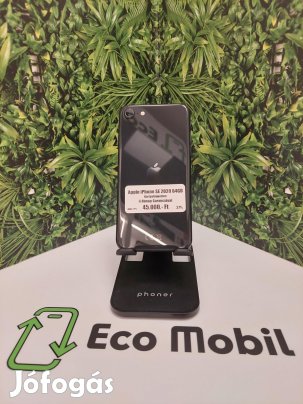 Apple iPhone SE (2020) Kártyafüggetlen 64 GB, 12 hó garancia