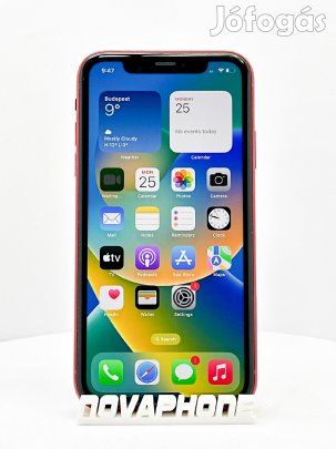 Apple iPhone XR (128GB) - Akku: 100% - Szín: Piros