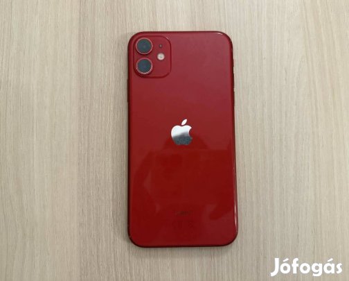 Apple iphone 11 128GB Újszerű Red Gari !