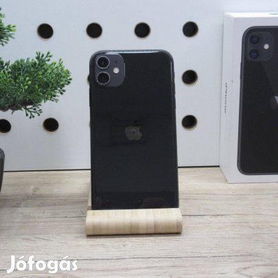 Apple iphone 11 64GB Black használt 100% akku 6 hónap garancia