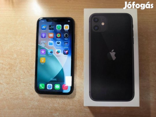 Apple iphone 11 Független Újszerű Fekete Gari !