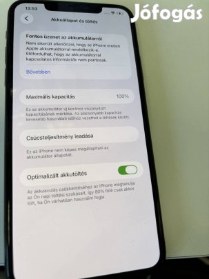 Apple iphone 11 pro max független 100%-os aksi
