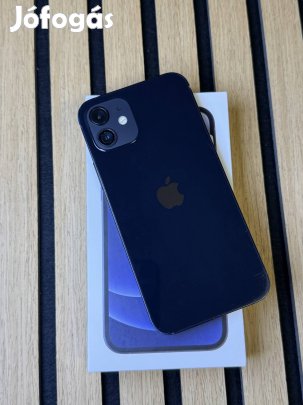 Apple iphone 12 128GB fekete 3 hónap garancia 