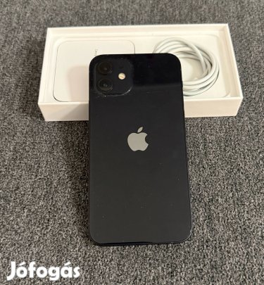 Apple iphone 12 128Gb fekete kártyafüggetlen