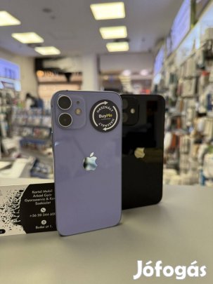 Apple iphone 12 Mini 64Gb, Kártyafüggetlen, Fekete, Lila Színben