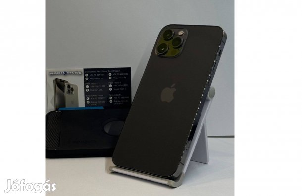 Apple iphone 12 Pro 128GB Fekete, Használt Garanciával! + tok