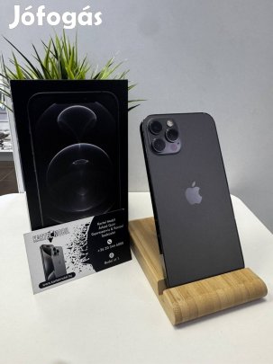 Apple iphone 12 Pro 256gb, 12 hónap Garancia, Fekete Színben, Újszerű
