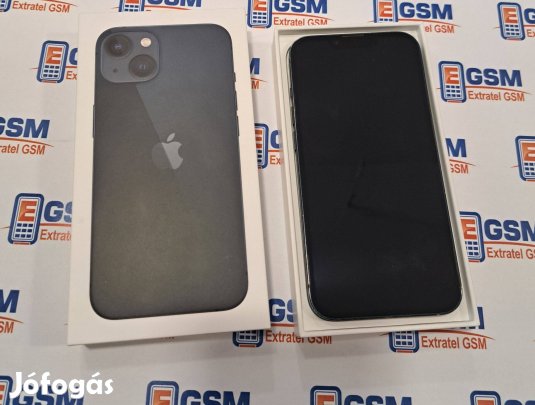 Apple iphone 13 128GB Fekete Használt Kártyafüggetlen Mobiltelefon