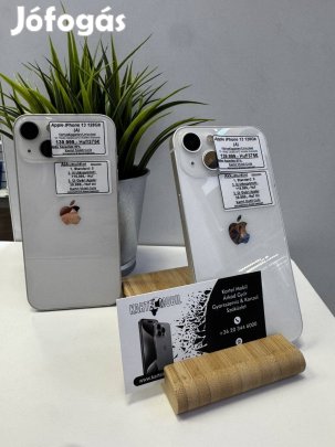 Apple iphone 13 128Gb, 12 hónap Garancia, Fehér, fekete, Piros Színben