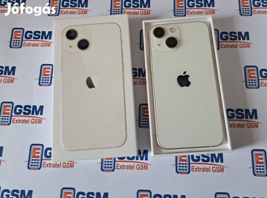 Apple iphone 13 Mini 128GB Fehér Használt Független Mobiltelefon