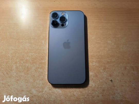 Apple iphone 13 Pro Max 256GB Független Újszerű Sierra Blue Garis !