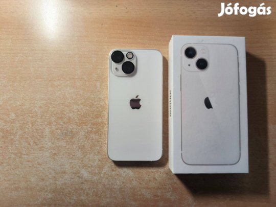 Apple iphone 13 mini Független Újszerű White 5 hó Garival !