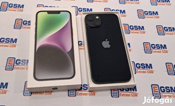 Apple iphone 14 128GB Fekete Független Használt Mobiltelefon