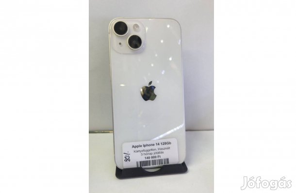 Apple iphone 14 128GB Független Jótállással - fehér