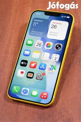 Apple iphone 14 128GB Yellow / Sárga - Újszerű