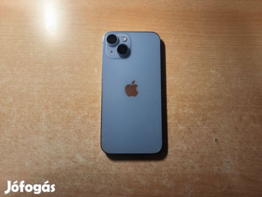 Apple iphone 14 Független Újszerű Kék Garival !