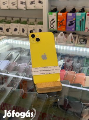 Apple iphone 14 Plus, 128Gb, Kártyafüggetlen, Gyári Állapotú, 1Év Gari