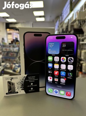 Apple iphone 14 Pro 128Gb, 12 hónap Garancia, Lila Színben
