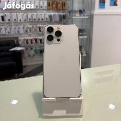 Apple iphone 14 Pro Max - 128 GB - fehér (285), Újszerű, Garancia