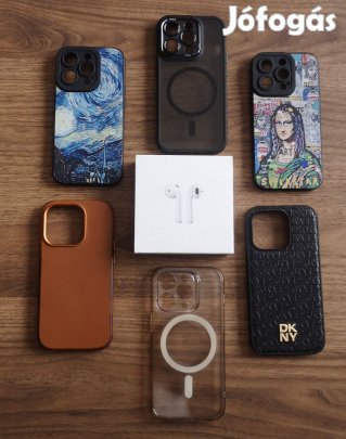 Apple iphone 14 Pro tokok + Airpods 2 Gen