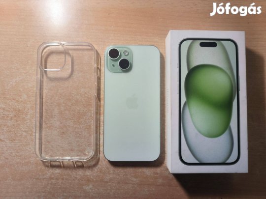 Apple iphone 15 128GB Független Zöld Garis !