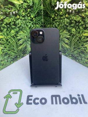 Apple iphone 15 128GB fekete (12 hónap jótállás)