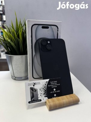 Apple iphone 15 Plus 128Gb 12 hónap Garancia, Fekete Színben