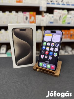 Apple iphone 15 Pro 128GB 6 hónap garanciával Új Akkuval