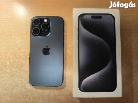 Apple iphone 15 Pro 256GB Újszerű Blue Apple Garanciás !