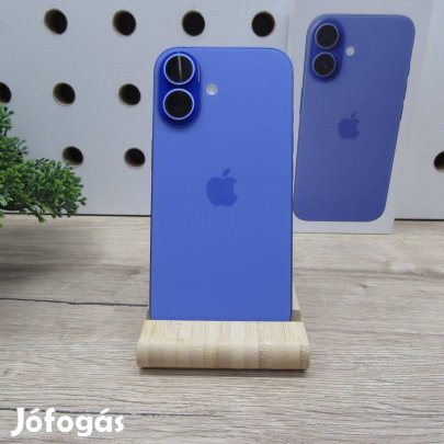 Apple iphone 16 128GB Ultramarine használt, karcmentes 98% akku