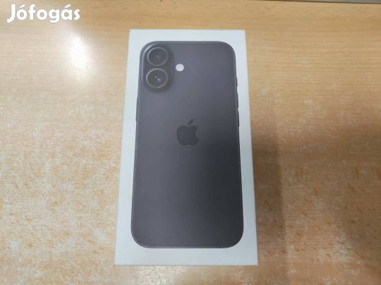 Apple iphone 16 256GB Független Fekete Új Apple Garanciás !