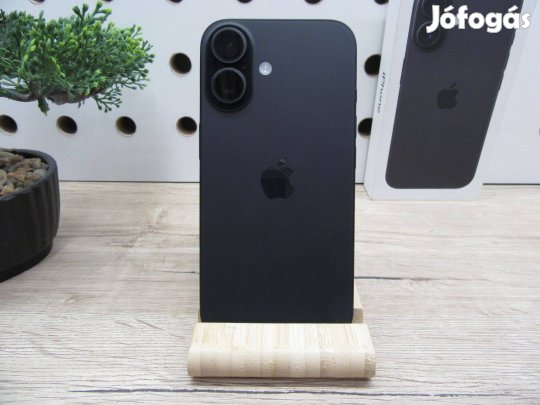 Apple iphone 16 Black 128 GB Használt, karcmentes 100% akku