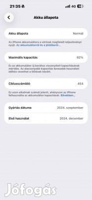 Apple iphone 16 Plus 128GB rózsaszín - tökéletes állapot