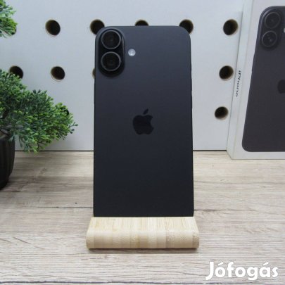 Apple iphone 16 Plus 256 GB Black használt, karcmentes 99% akku