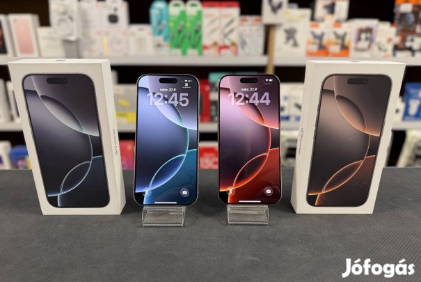 Apple iphone 16 Pro 128GB 6 Hónap Garanciával 