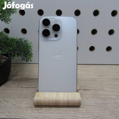 Apple iphone 16 Pro 128GB White használt, megkímélt, 92% akku,