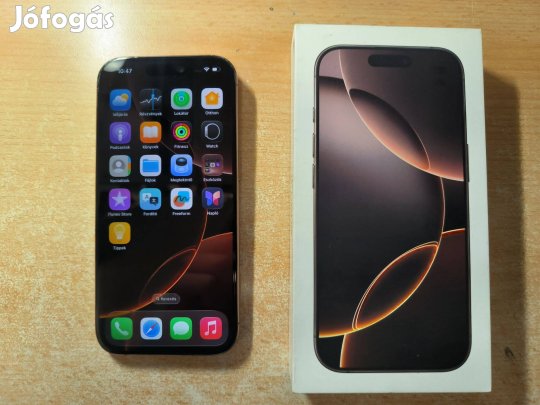 Apple iphone 16 Pro Desert Titanium Független Apple Garis !